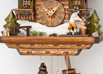 Kuckuck-Uhren mit 1-Tag Rechenschlagwerk